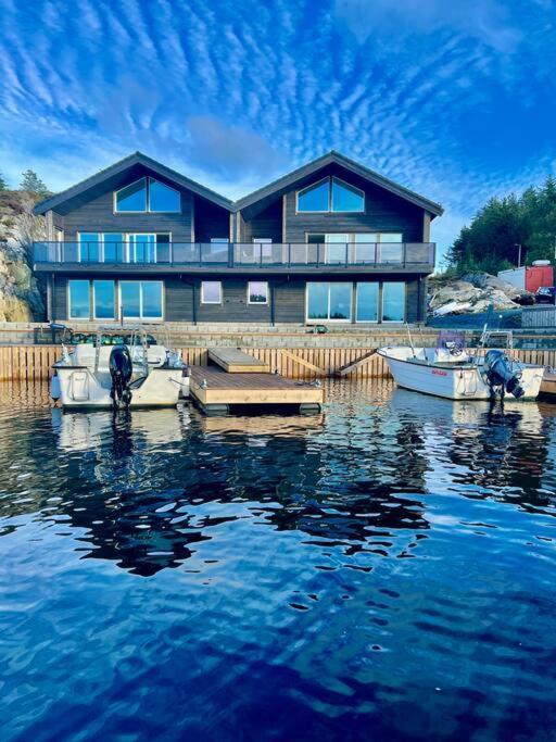 Eksklusiv Rorbu - Havblikk 1 - Batutleie Villa Bekkjarvik Buitenkant foto